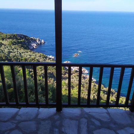 Triple Studio Room With The Most Beatifull View In Mylopotamos Tsagkarada Exterior foto