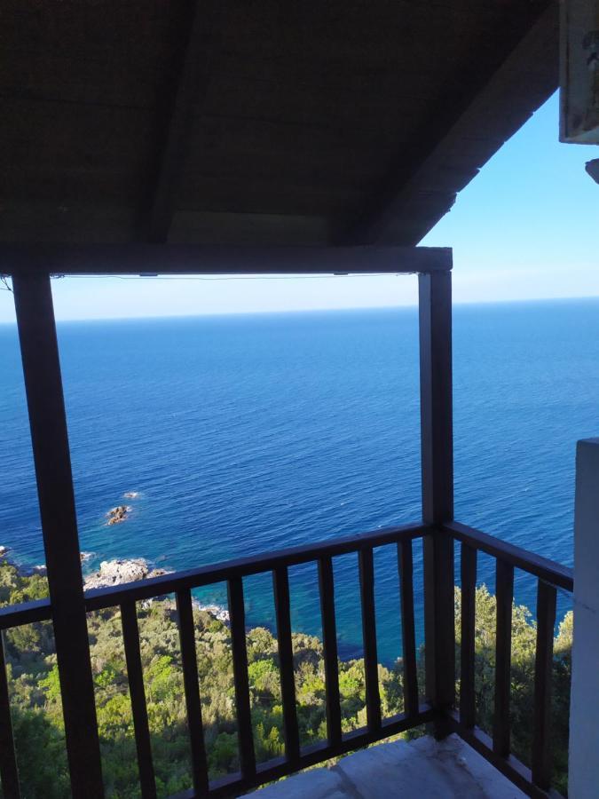Triple Studio Room With The Most Beatifull View In Mylopotamos Tsagkarada Exterior foto
